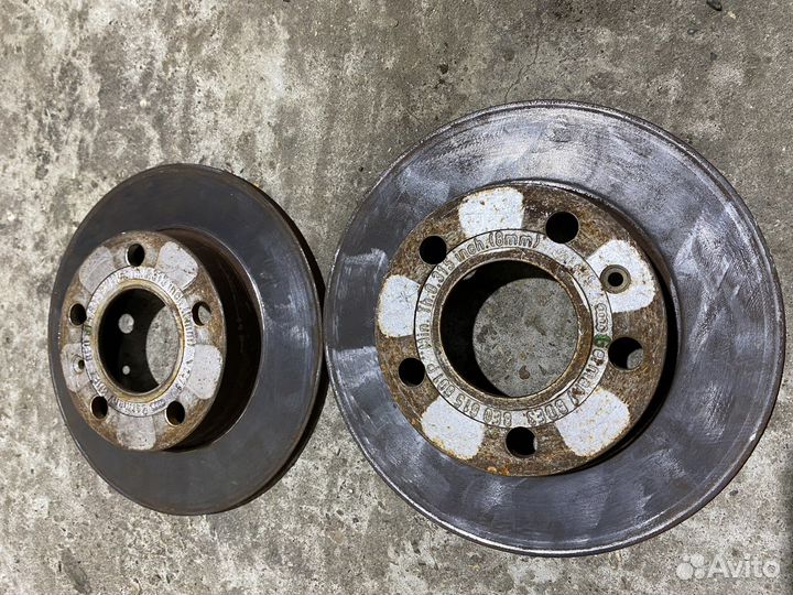 Задние тормозные диски Ауди а4 б6 245мм