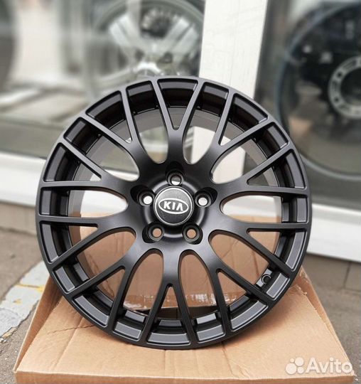 Диски KIA Hyundai R16 5x114,3 чёрный матовый