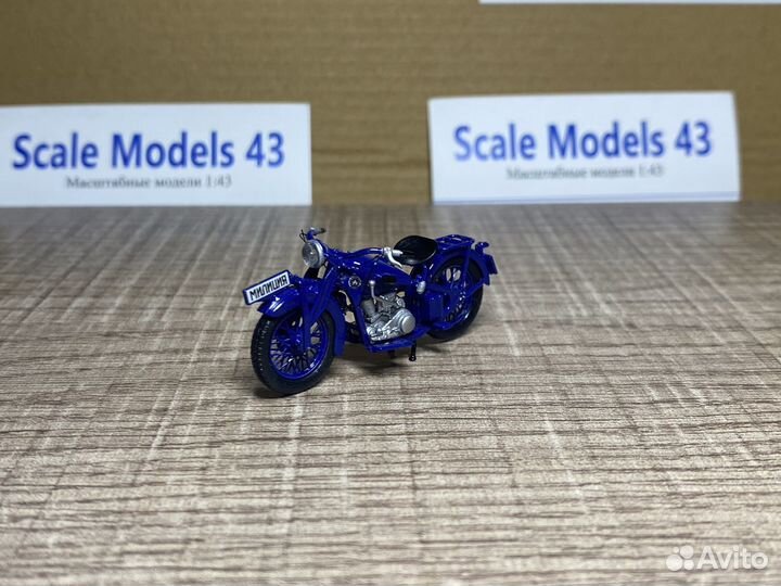 Мотоцикл пмз А 750 Милиция 1:43