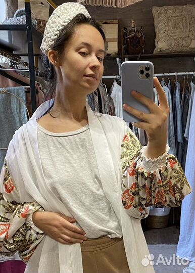 Украшение на шею и голову/ ручная работа