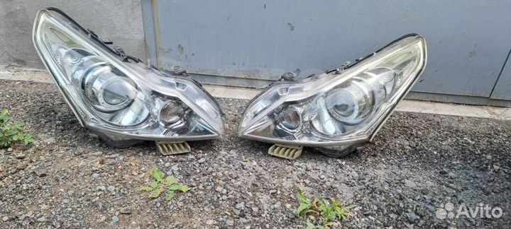 Передние фары (пара) для skyline/infiniti v36
