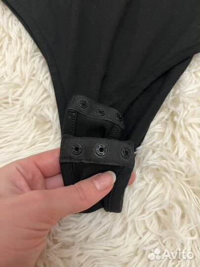 Боди женское черное