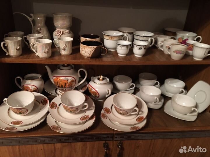 Сервизы чайные, кофейные, чашечки