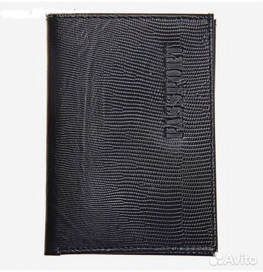Обложка для паспорта натуральная кожа Россия