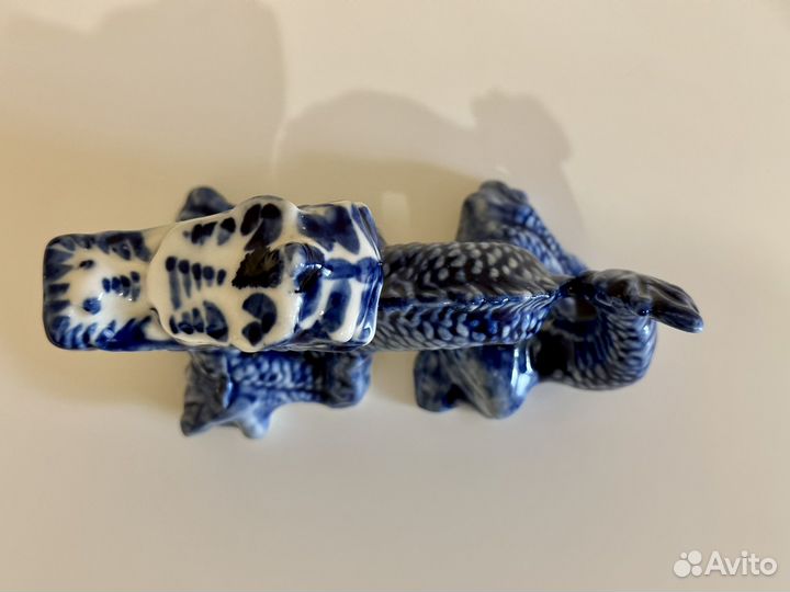 Фигурка / статуэтка гжель дракон символ 2024 года