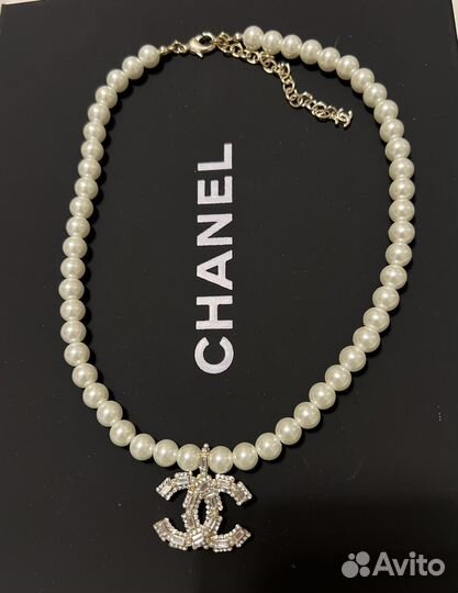Колье ожерелье chanel