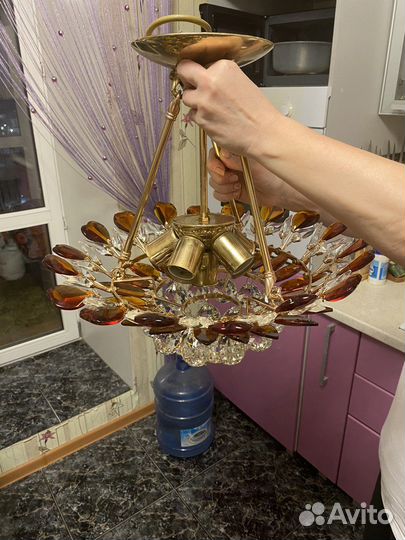 Люстра хрустальная