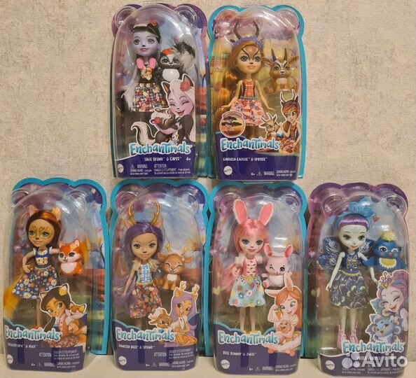 Новые Enchantimals: волк, снежный леопард, кошки