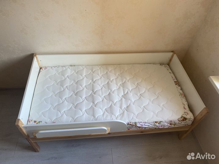 Детская кровать с матрасом бу 160х80