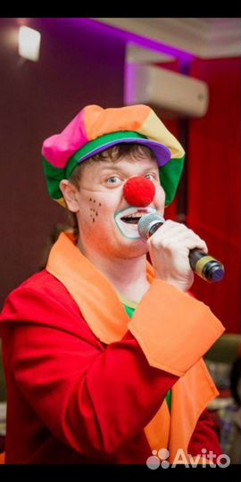 Аниматор Клоун День рождения