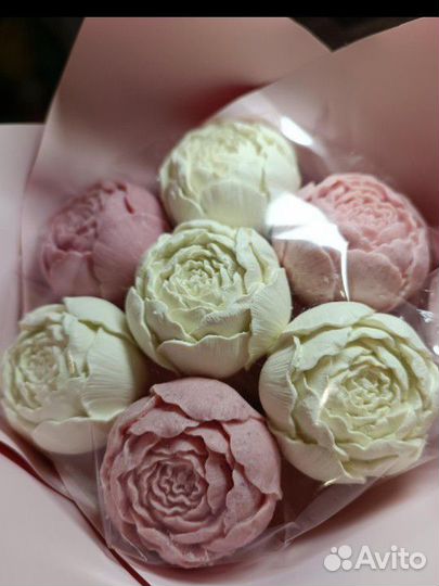 Букет пионы шоколадные