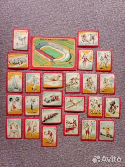 Спичечные этикетки : Чехословакия 1954 г. Спорт