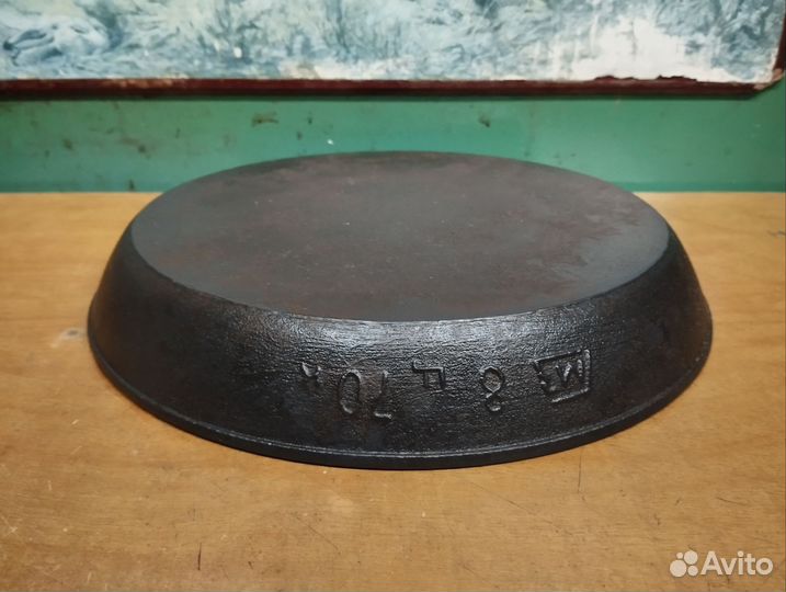 Сковородка СССР чугунная 2 шт