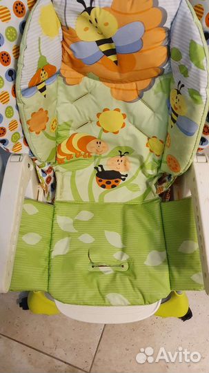 Стульчик для кормления chicco polly