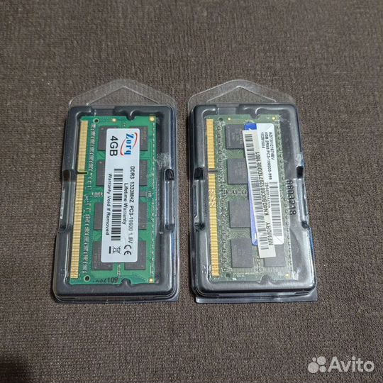 Оперативная память 8GB DDR3 1333MHz