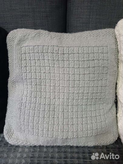 Вязанные чехлы на подушечки