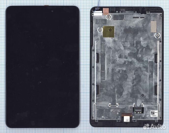 Дисплей Acer Iconia Tab A1-840 черный с рамкой