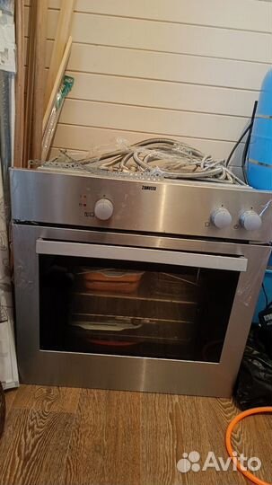 Газовый духовой шкаф zanussi