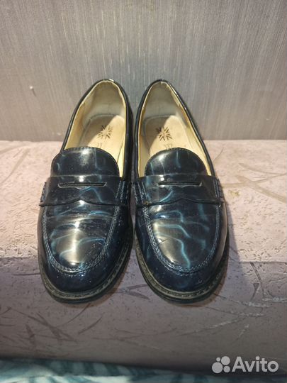 Лоферы кожа