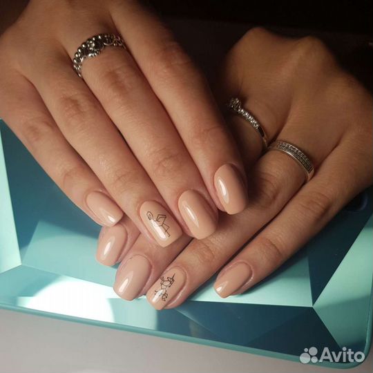 Маникюр гель лак