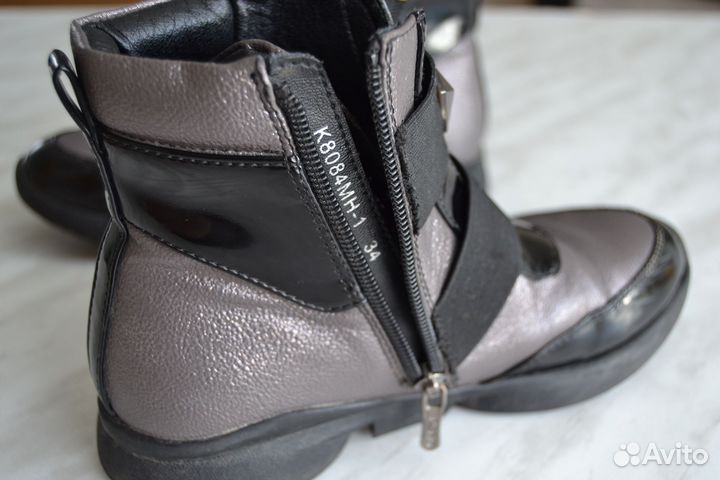 Ботинки демисезонные для девочки 34 размер