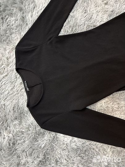 Платье zara с драпировкой