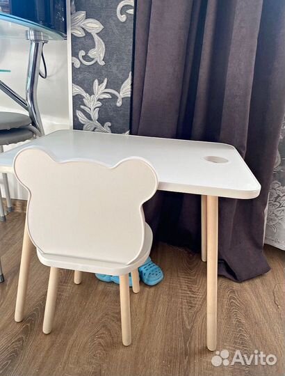 Детский стол и стул Панда. Новый
