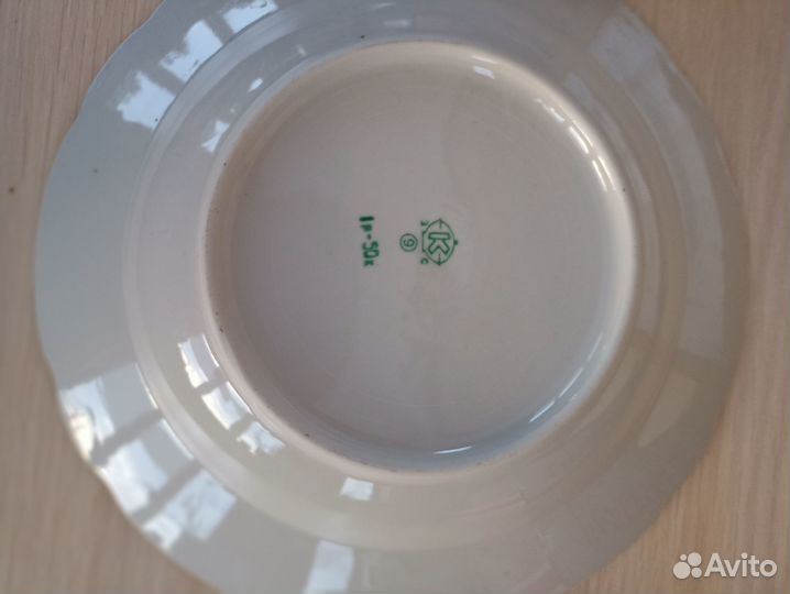 Тарелки глубокие cobalt СССР посуда СССР