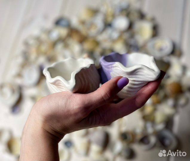 Шкатулка ракушка