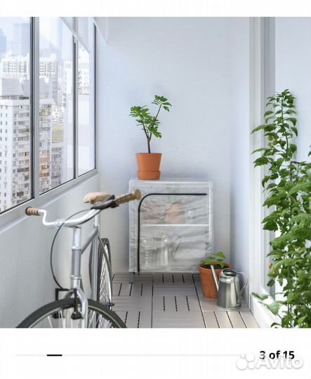 Чехол на стеллаж хилис икеа 60х60х20 см