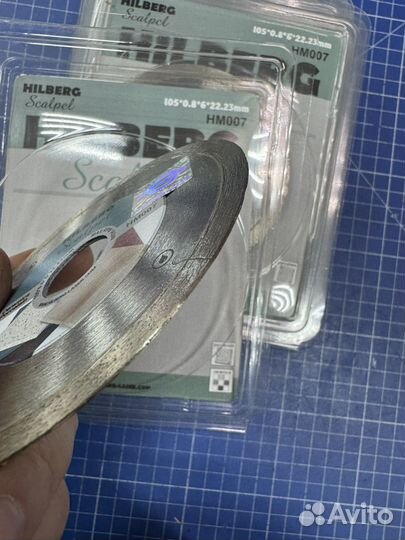 Алмазный диск по плитке Hilberg 105mm толщина 0.8