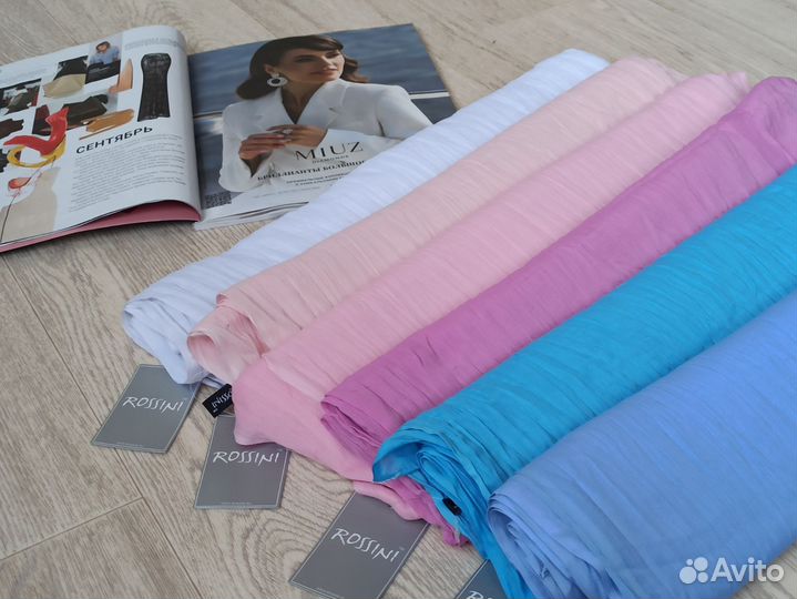 Палантин Шарф Жатка Хлопок 10цв