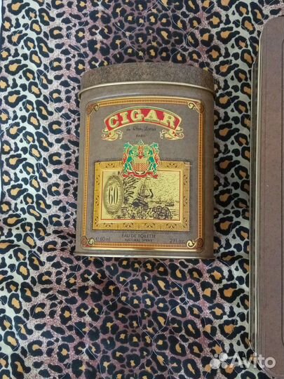 Коробки от винтажного французского парфюма cigar