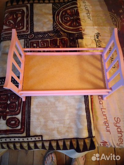 Кукла Анабель, кровать, коляска