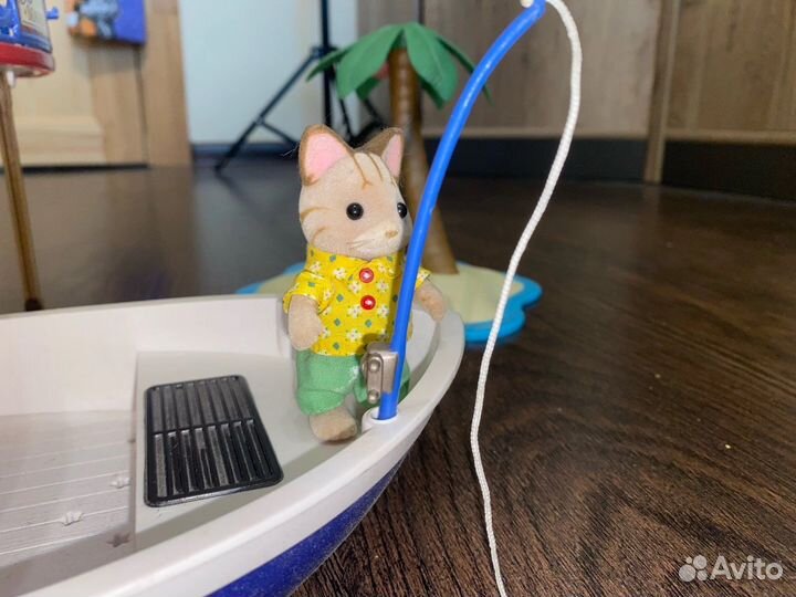 Sylvanian families Корабль+семья