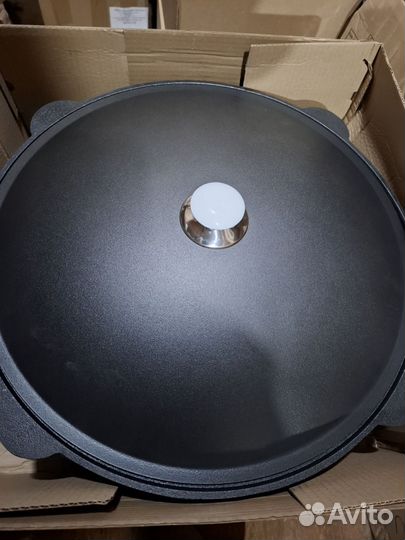 Казан чугунный новый 18л