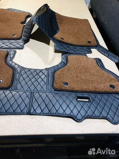 Автоковрики из экокожи 3D на любой BMW