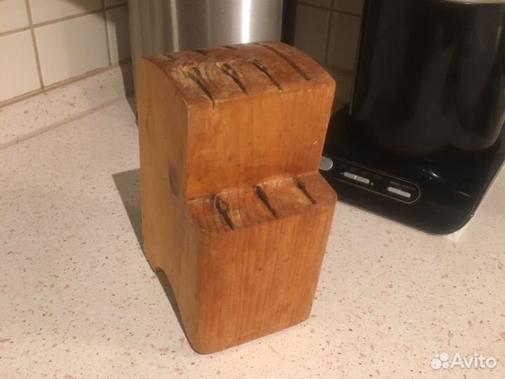 Подставка под ножи деревянная