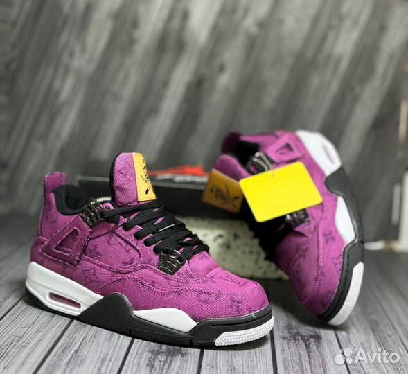 Кроссовки Nike Air Jordan 4 x Louis Vuitton