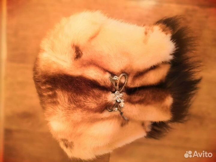 Шапка женская натуральный мех