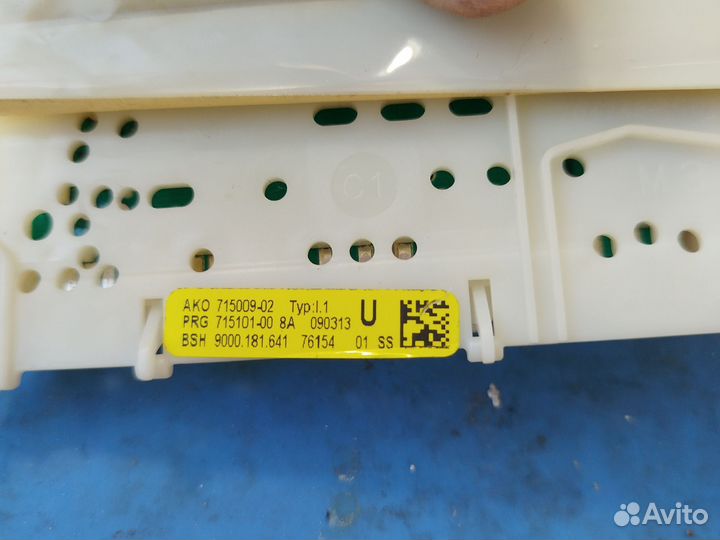 Модуль управления посудомоечной машины bosch