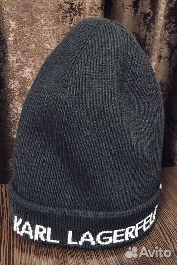 Шапка женская karl lagerfeld. Оригинал