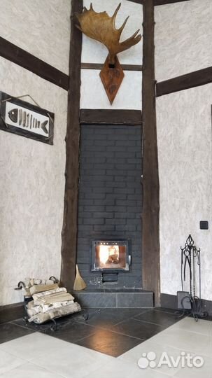 Баня на дровах с купелью 