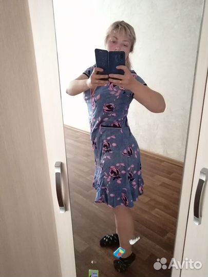 Халат новый х/б 48-50р