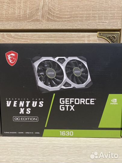 Видеокарта msi geforce gtx 1630