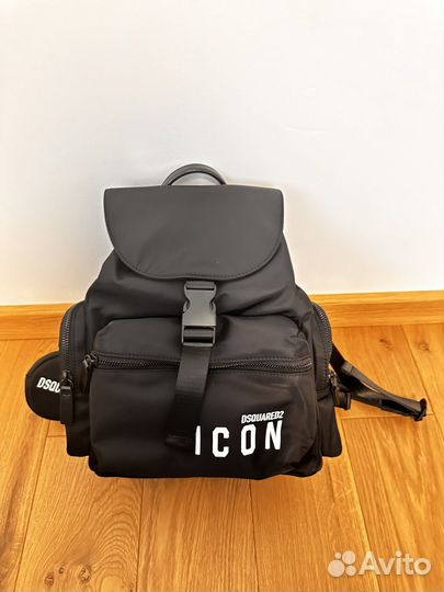 Черный рюкзак Dsquared2 Icon