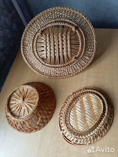 Корзинки из соломки