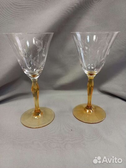 Шикарные фужеры антиквариат Германия