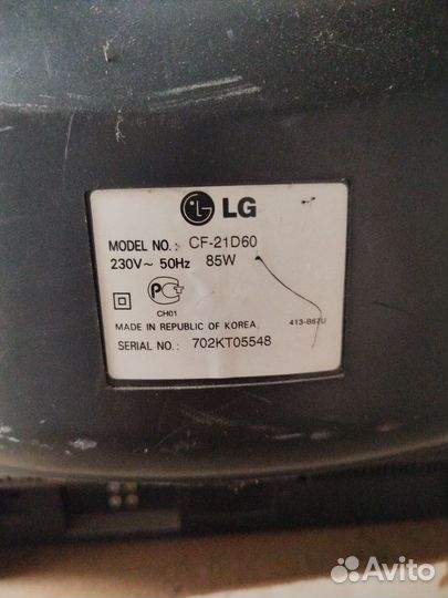 Телевизор LG б.у.CF21D60 корея