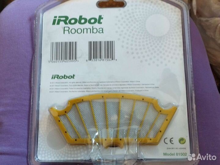 Фильтры для iRobot Roomba, model 81502